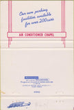 Matchbook Cover - Hollomon Brown Funeral Home Norfolk VA WORN 40 Strike
