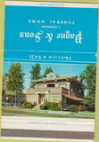 Matchbook Cover - Payne Sons Funeral Home Bakersfield CA 40 Strike