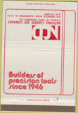 Matchbook Cover - National Carbide Die Co McKeesport PA 40 Strike