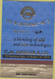 Matchbook Cover - CM Smillie  and  Co Ferndale MI 40 Strike