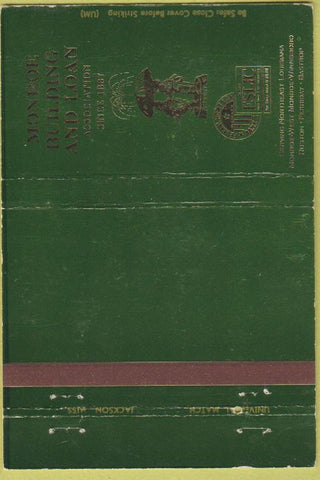 Matchbook Cover - Mopnroe Building Loan Ferriday Ruston Winnsboro LA 40 Strike