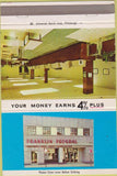 Matchbook Cover - Franklin Federal Bank Pittsburgh PA 40 Strike