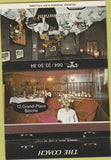 Matchbook Cover - The Coach RestaurantBelgium 40 Strike