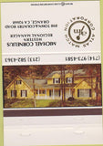 Matchbook Cover - Atlas Match Michael Cornelius Orange CA 40 Strike