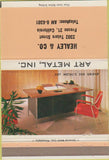 Matchbook Cover - Art Metal Office Furniture Healey Fresno CA 40 Strike