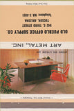 Matchbook Cover - Art Metal Office Furniture Old Pueblo Tucson AZ 40 Strike