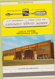 Matchbook Cover - Arrow Glass Co Schenectady NY 40 Strike