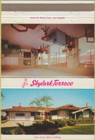 Matchbook Cover - Skylark Terrace Garden Grove CA 40 Strike