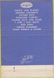 Matchbook Cover - Jergens Tooling Los Angeles CA 40 Strike