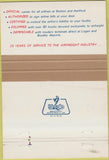 Matchbook Cover - Dave's Motor Transportation Windsor Locks CT Boston 40 Strike