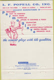 Matchbook Cover - Perma Glaze swimming pools girlie Miami FL 40 Strike