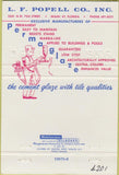 Matchbook Cover - Perma Glaze Miami FL cement glaze church Barrett 40 Strike