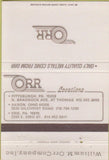Matchbook Cover - Orr Quality Metals Erie PA Akron OH 40 Strike