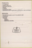 Matchbook Cover - Orr Quality Metals Erie PA Akron OH 40 Strike