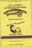 Matchbook Cover - Perreault Spring Eqiupment Waterbury CT 40 Strike
