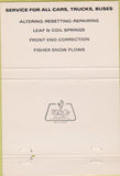 Matchbook Cover - Perreault Spring Eqiupment Waterbury CT 40 Strike