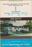Matchbook Cover - Coats Funeral Home Waterford Township MI 40 Strike