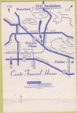 Matchbook Cover - Coats Funeral Home Waterford Township MI 40 Strike