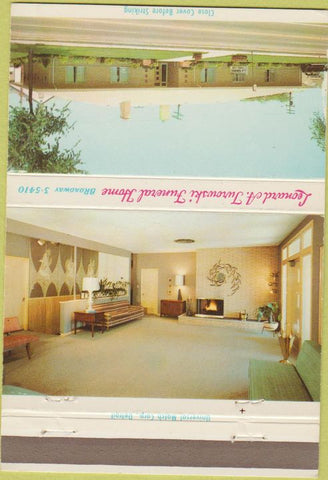 Matchbook Cover - Turowski Funeral Home Detroit MI 40 Strike