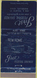 Matchbook Cover - First Federal savings Waterloo IA WEAR 30 Strike