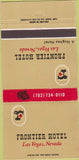 Matchbook Cover - Frontier Hotel Las Vegas NV casino 30 Strike