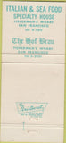 Matchbook Cover - Peter Alito's San Francisco CA 30 Strike