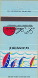 Matchbook Cover - L' Amarree Restaurant Bar 30 Strike