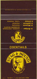 Matchbook Cover - Stag  and  Hound Warren Kentwood MI Yuma AZ 30 Strike