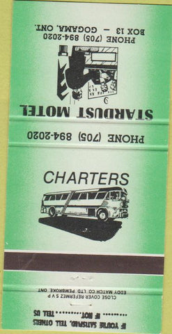 Matchbook Cover - Stardust Motel Gogama ON 30 Strike