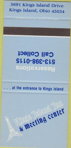 Matchbook Cover - Rings Island Inn Kings Island OH 30 Strike