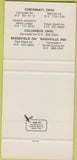 Matchbook Cover - Rings Island Inn Kings Island OH 30 Strike