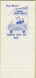 Matchbook Cover - Western Security Bank Sandusky OH WORN 30 Strike