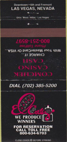 Matchbook Cover - El Cortez Casino Las Vegas NV 30 Strike