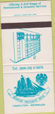 Matchbook Cover - Bermuda Provident Bank Hamilton Bermuda 30 Strike