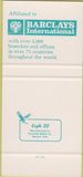 Matchbook Cover - Bermuda Provident Bank Hamilton Bermuda 30 Strike