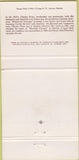 Matchbook Cover - Doane Hall Pharmacy Canada 30 Strike