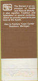 Matchbook Cover - Kyoto Steak Troy MI 30 Strike
