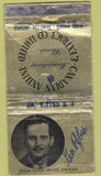 Matchbook Cover - Canadian Aniline Extract Hamilton ON WORN 30 Strike