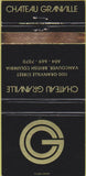 Matchbook Cover - Chateau Ganville Vancouver BC WEAR 30 Strike
