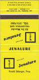 Matchbook Cover - Jenalure Valleyfield QC 30 Strike