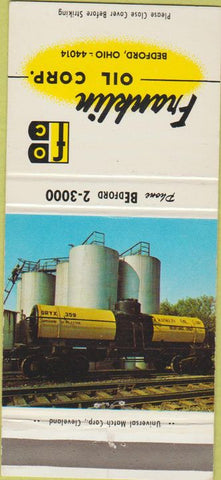 Matchbook Cover - Franklin Oil Corp Bedford OH 30 Strike