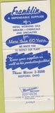 Matchbook Cover - Franklin Oil Corp Bedford OH 30 Strike