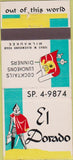 Matchbook Cover - El Dorado Milwaukee WI 30 Strike