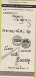 Matchbook Cover - Security Federal Savings Loan Atlanta GA 30 Strike
