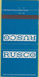 Matchbook Cover - Rusco Steel Windows Doors Scarborough ON 30 Strike