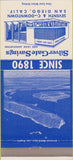 Matchbook Cover - Silver Gate Savings Bank San Diego CA 30 Strike