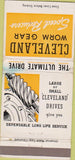 Matchbook Cover - Cleveland Worm Gear OH WORN 30 Strike
