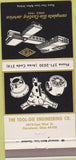 Matchbook Cover - Tool Die Engineering Co Cleveland OH 30 Strike