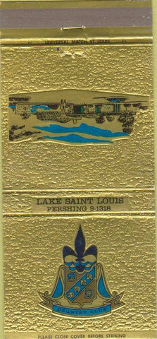 Matchbook Cover - Lake Saint Louis Country Club MO 30 Strike