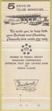 Matchbook Cover - Jefferson Trust Savings Peoria IL WEAR 30 Strike